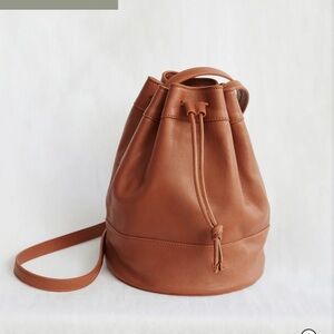 Jenni Kayne- Mini Leather Drawstring Bag